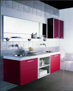 瓷砖铺贴新花样 彰显卫浴新妆容