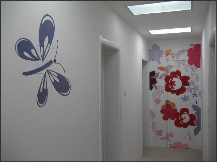 家居时尚装修新潮流-手绘墙