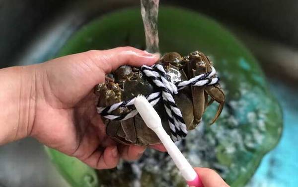 螃蟹怎么清洗干净?