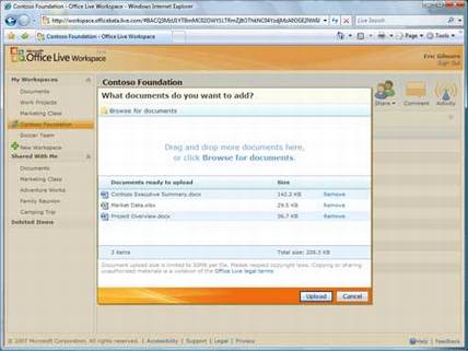 微软Office Live Workspace开放注册