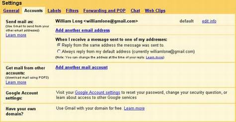 Gmail开放Mail Fetcher功能