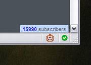 Google Reader订户数的扩展