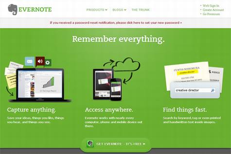 Evernote遭黑客攻击用户信息泄漏