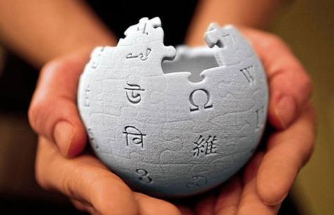 与维基百科站在一起