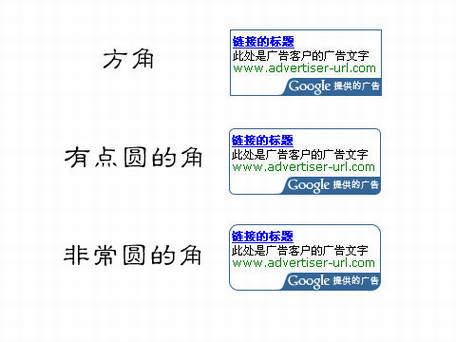 Google Adsense增加圆角样式