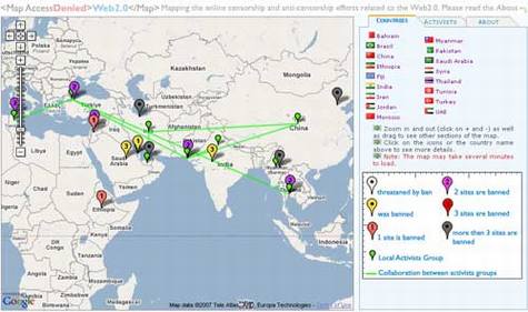 全球之声推出Access Denied Map