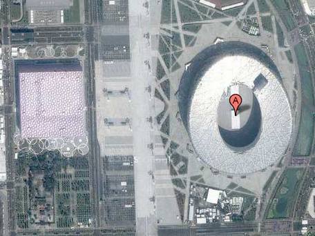 Google Earth更新北京奥运场馆卫星地图