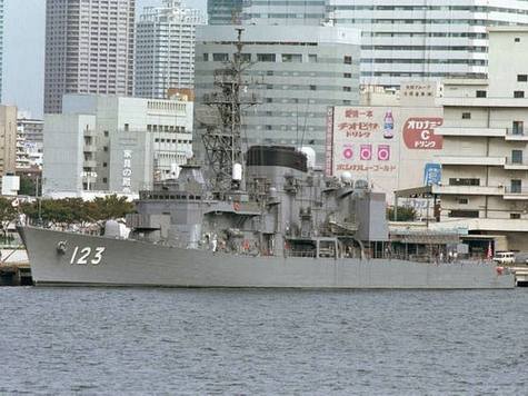 Google Earth下的日本海军驱逐舰