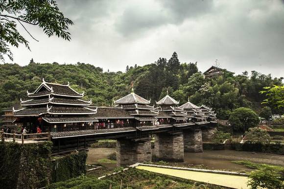 广西三江程阳风雨桥 广西三江程阳风雨桥