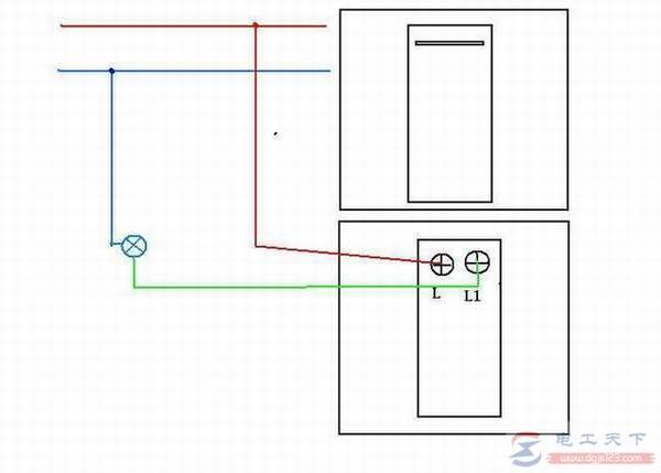单开单控电灯接线图大全
