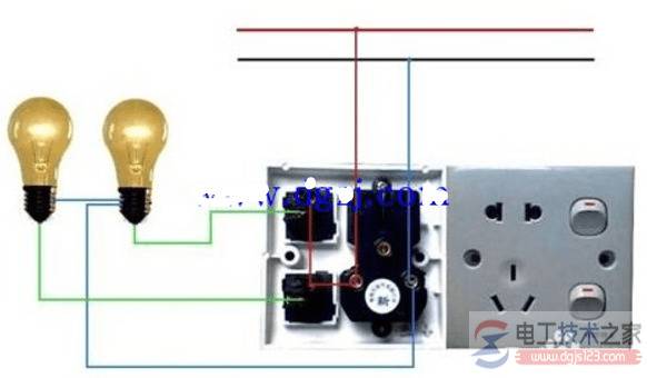 一文看懂双开五孔插座接线图,附多种接线方式