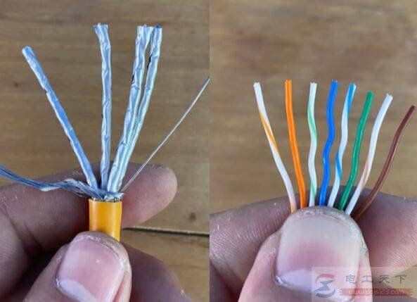 网线水晶头的几种常见接法