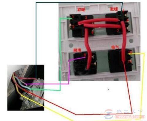 浴霸怎么正确安装,浴霸开关安装步骤说明