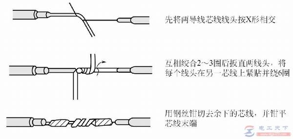 铜线与铜线的连接方法