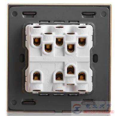 开关背面L、L1、L2代表什么意思,火线与零线及地线怎么接