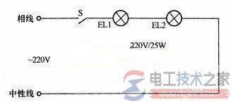 【图】两只220V灯泡如何串联延长白炽灯寿命?