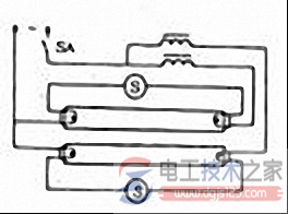 日关灯工作原理,日光灯镇流器接线图