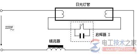 日光灯双控开关接线图及日光灯镇流器的作用