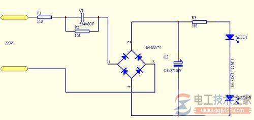 led照明灯制作方法与led电路图的阅读方法