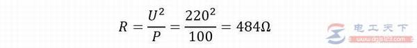 白炽灯的电阻多少,白炽灯电阻的计算方法