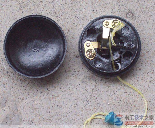 电灯拉线开关的结构原理及接线方法