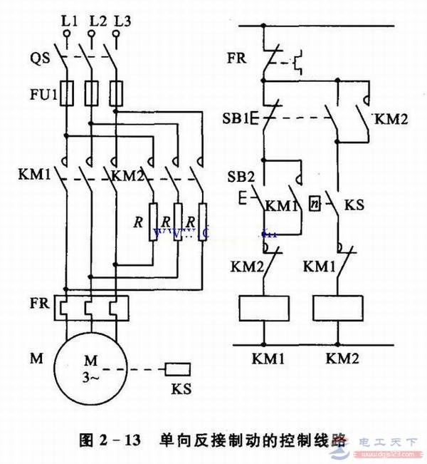 一例三相电动机正反转的控制电路图,附常见问题及解决方法