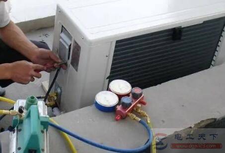空调如何抽真空?