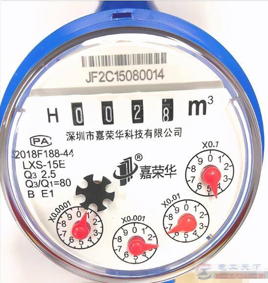 智能水表读数怎么看,不同水表读数方式不同