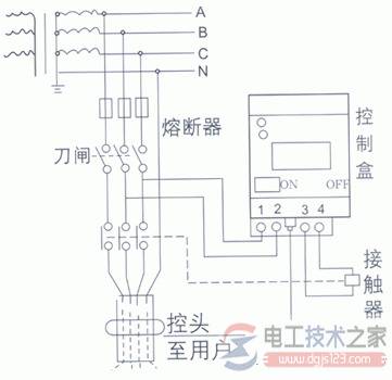 空调漏电保护器接线图是什么样的?