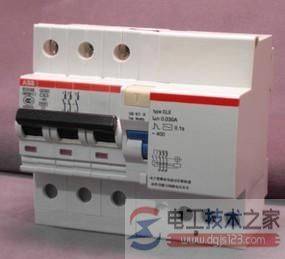 漏电保护空气开关原理与接线图