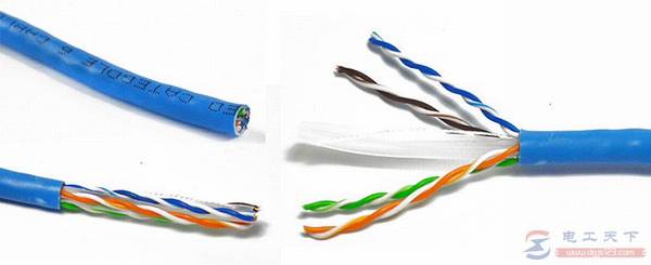 网线布线水晶头的线序怎么接,百兆与千兆网络有不同