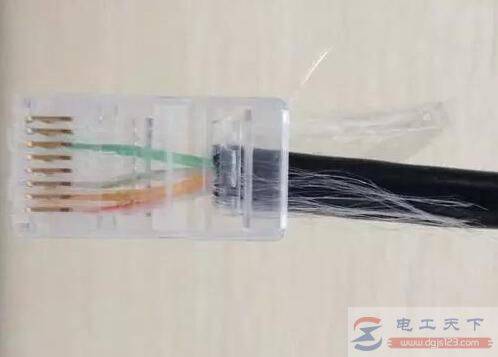 网线水晶头接法详解,四芯网线和八芯网线接线不求人