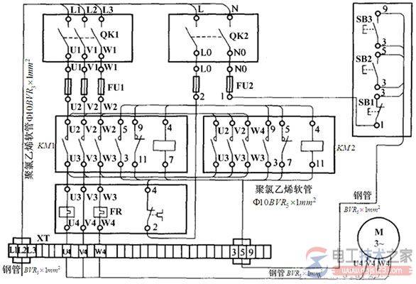 如何转换电气原理图到电气控制线路