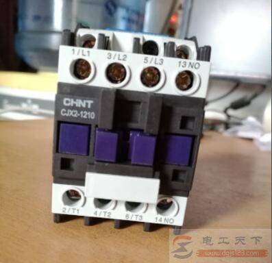 交流接触器和球阀怎么接线