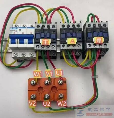 三角接线电机头尾已乱,怎么确定头尾?