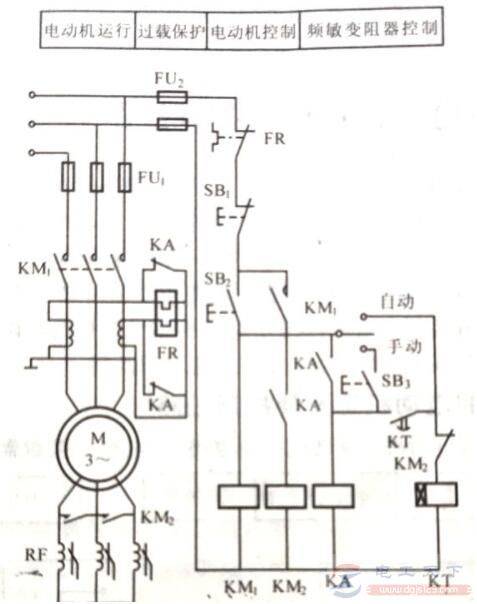 绕线式异步电动机的起动控制方式