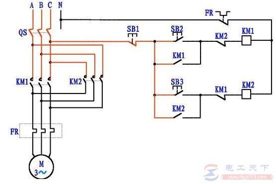 一文看懂电机正反转电路的接线图
