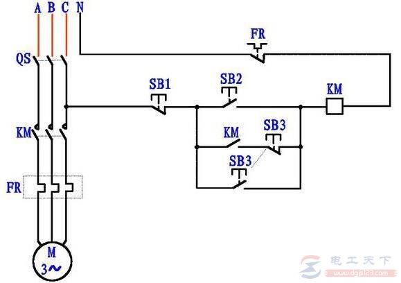 一文看懂接触器点动加自保电路的电路图