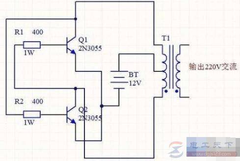 直流12V怎么转变为交流220V?