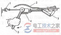 在架空线路上怎么进行紧线操作?