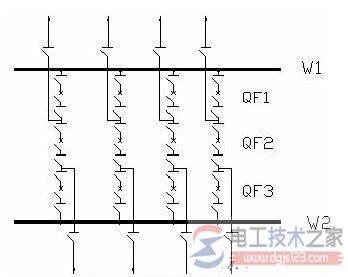 单母线接线与双母线接线的接线图的优缺点分析