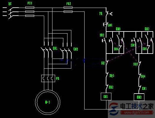 电气控制柜接线图及工序与控制要求