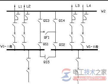 单母线接线与双母线接线的接线图的优缺点分析