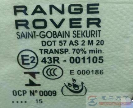 汽车玻璃上的标志含义是什么