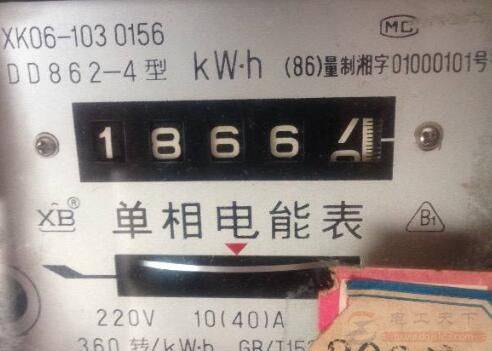 家用电表怎么看度数,家用电度表的容量怎么选择