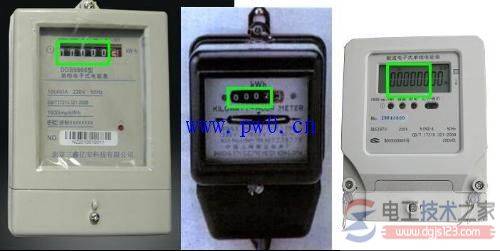 一例电流表的接法实物图,附电表接线相关说明