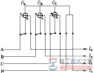 三相四线有功电能表怎么接线