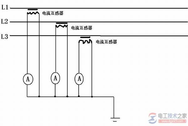 单相电表与电流互感器的接线图说明
