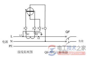 单相电表工作原理_单相电表接线原理图_经互感器接线的有功电度表
