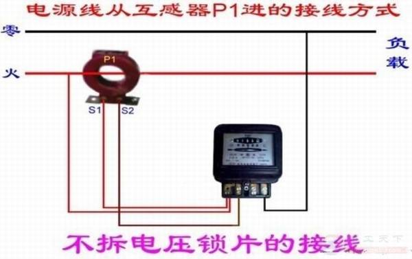 单相电度表的二种安装接线方式